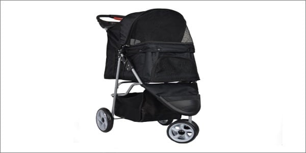 VIVO Three Wheel Pet Stroller
